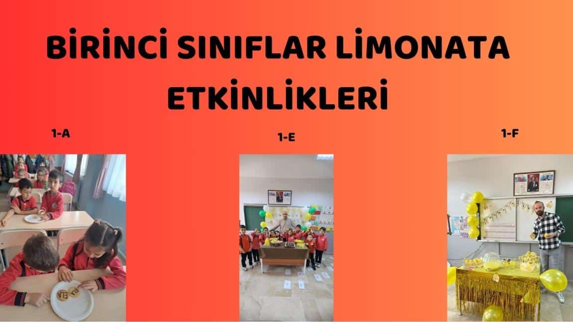 1. SINIFLAR LİMONATA ETKİNLİKLERİ